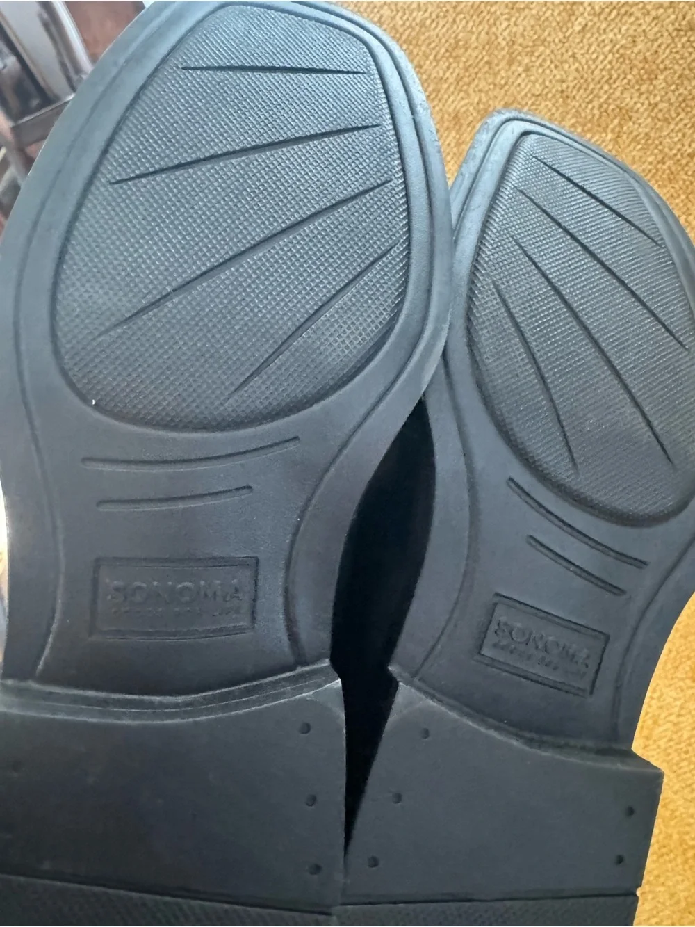 Sonoma Classic Black Slip-On boys Dress Shoes size 1